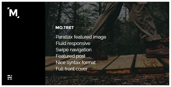 Motret Fullscreen Cover Ghost Theme by Playwork is a Ghost theme which features fully responsive layouts, blogging related layouts and optimizations and  minimal design.