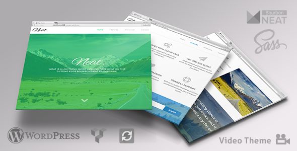Neat by Phpface is a niche WordPress theme with frontend submission functionality which features parallax elements, support for RTL languages, one page layouts, fully responsive layouts, search engine optimization, Google Fonts support, Revolution Slider, Bootstrap framework utilization and masonry post layouts.