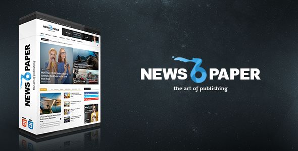 Newspaper by TagDiv is a news magazine WordPress theme with video support which features parallax elements, support for RTL languages, Mega Menu, fully responsive layouts, search engine optimization, Google Fonts support, Revolution Slider, WooCommerce integration, clean design, magazine style layouts, is great for your personal site, a grid layout and minimal design.