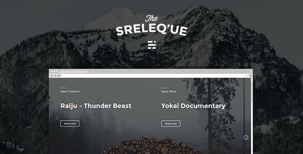 Sreleque by Playwork is a Ghost theme which features support for RTL languages, fully responsive layouts and  minimal design.
