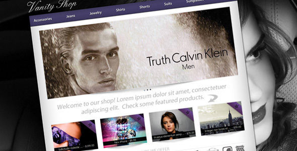 Vanity Shop by Diabolique is a Shopify theme which features search engine optimization and  support for photo galleries.