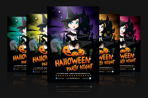 Witch Cemetery by Odin_Design is available from CreativeMarket for $6.