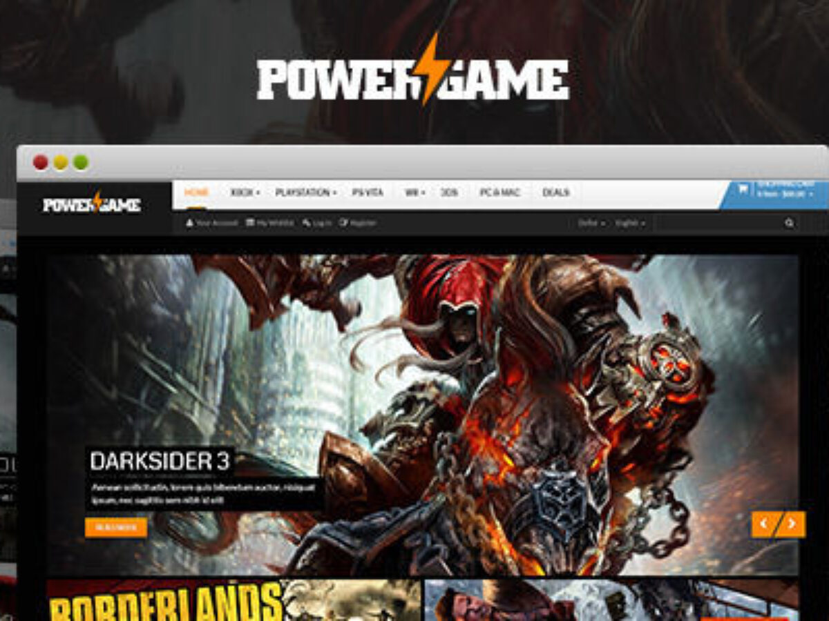 Game Space - Cool Video Games Store Shopify Theme