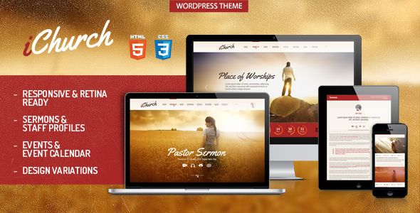 IChurch by Pragmaticmates is a news magazine WordPress theme with video support which features Retina display support, fully responsive layouts, search engine optimization, Revolution Slider, clean design and Bootstrap framework utilization.