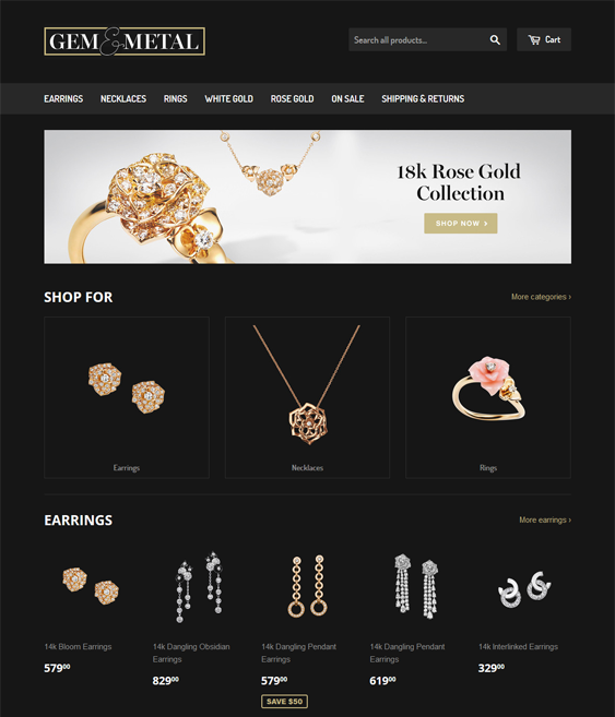 supply jewelry shopify themes