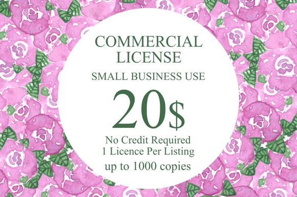 Commercial License Small Business by Pdeasyprint is available from CreativeMarket for $20.
