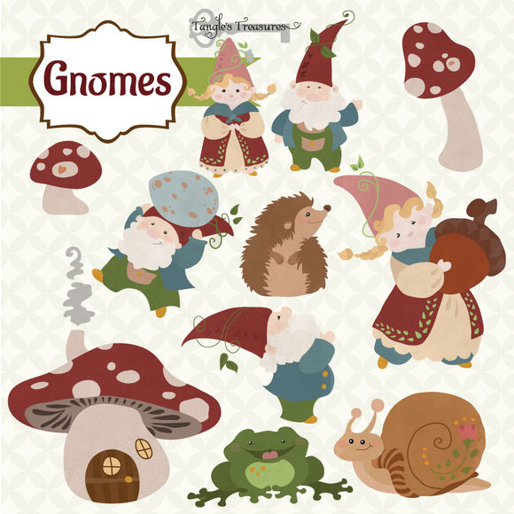 Gnomes by VerdigrisStudios is available from CreativeMarket for $6.