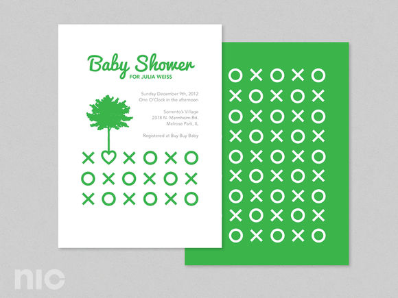 Green Baby Shower by NicoleFrancesca is available from CreativeMarket for $5.