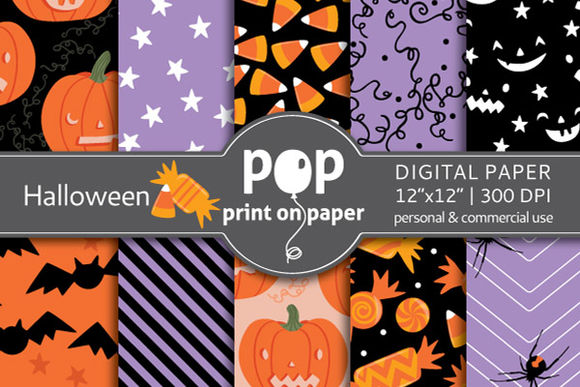 Halloween by POPprintonpaper is available from CreativeMarket for $5.