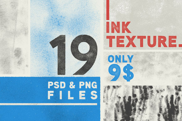 Ink Texture by Mcraft is available from CreativeMarket for $5.