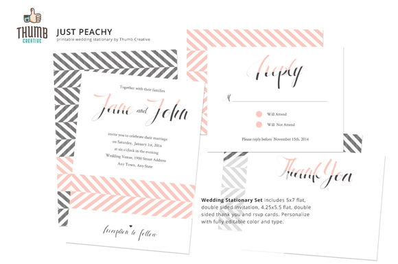 Just Peachy by ThumbCreative is available from CreativeMarket for $10.