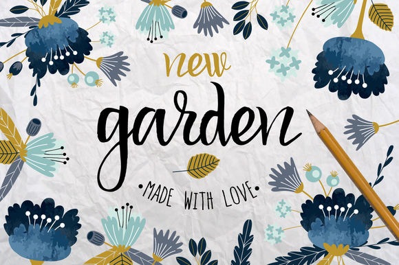 New Garden by Lokkostudio is available from CreativeMarket for $6.