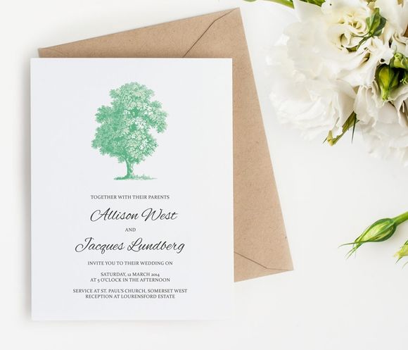 Printable Wedding Invitation by ClementineCreative is available from CreativeMarket for $15.