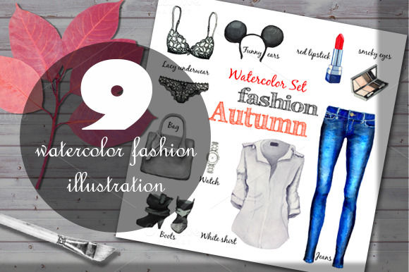 Set Of Classic Fashion Illustrations by A.Lila is available from CreativeMarket for $9.