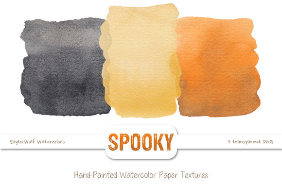 Spooky Colors Watercolor Textures by SaylorWolfWatercolors is available from CreativeMarket for $3.