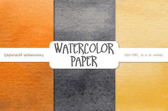 Spooky Watercolor Digital Paper by SaylorWolfWatercolors is available from CreativeMarket for $3.