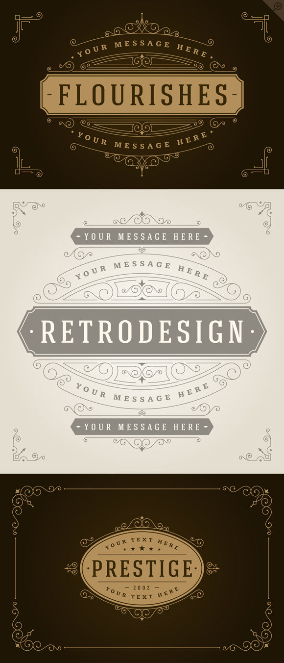 Vintage Ornaments Invitations by VasyaKobelev is available from CreativeMarket for $8.