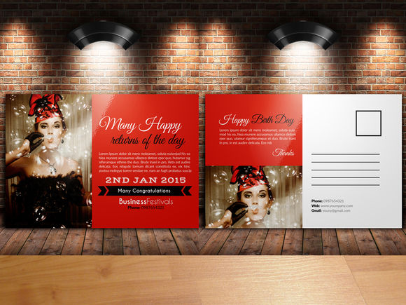 Wedding And Valentine Post Cards by Leza is available from CreativeMarket for $6.