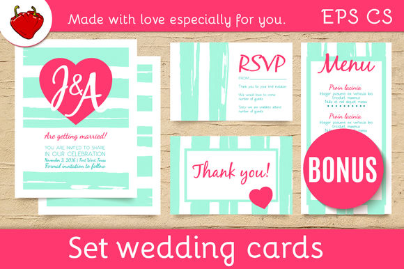 Wedding Invitation Trendly Templates by Klepsidra_day is available from CreativeMarket for $10.