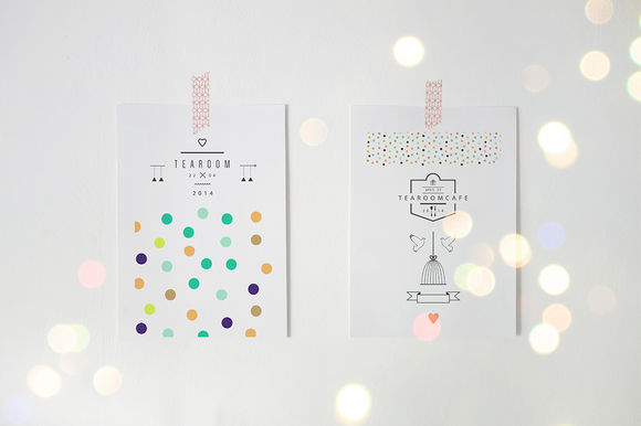 Templates Of Invitations by LeraEfremova is available from CreativeMarket for $8.