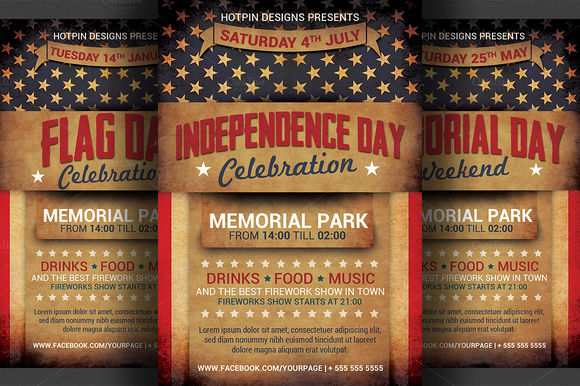 4th July by Hotpin is available from CreativeMarket for $7.