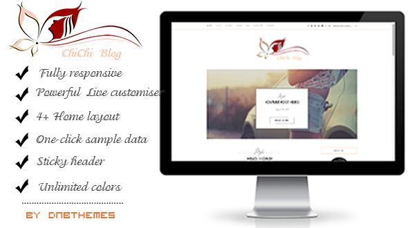 ChiChi by Dnbthemes is a great new WordPress theme which features Retina display support, support for RTL languages and fully responsive layouts.