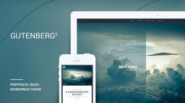 Gutenberg WordPress Theme by Cr3ativ is a great new WordPress theme which features support for RTL languages, one page layouts, fully responsive layouts, search engine optimization, clean design, support for photo galleries, can be used for your portfolio, flat design aesthetics and minimal design.