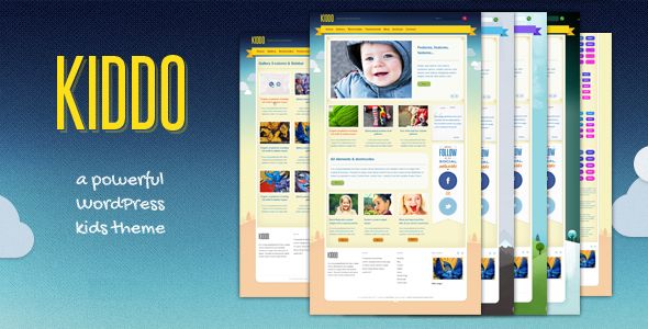 Kiddo by Sinote is a educational WordPress theme which features one page layouts and Colorful.