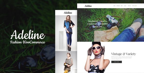 Adeline Fashion by Soluthemes (WordPress theme)