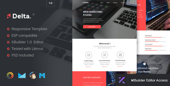 Delta by Promail (HTML Email Template)