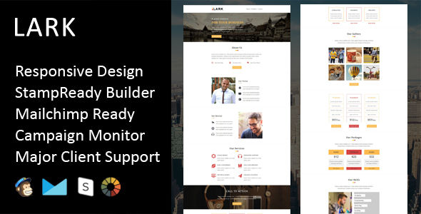 Lark by Fourdinos (HTML Email Template)