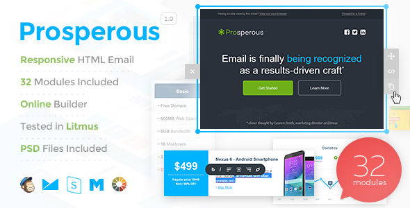 Prosperous by AdaptiveMails (HTML Email Template)