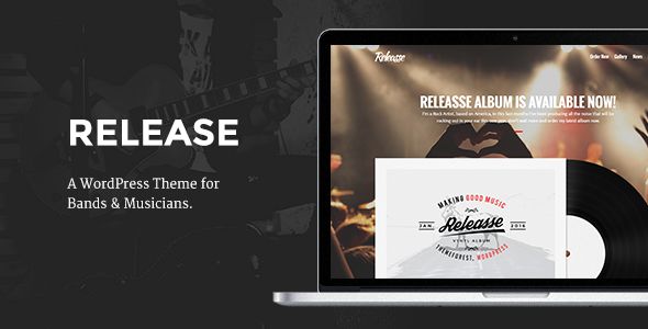 Release by Soluthemes (WordPress theme)