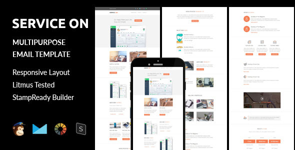 SERVICE ON by Guiwidgets (HTML Email Template)