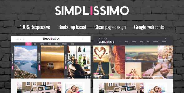 Simplissimo by NRGThemes (WordPress theme)
