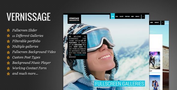 Vernissage by Kotofey (WordPress theme)