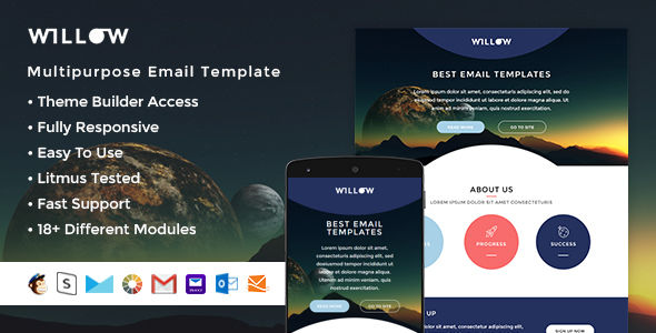Willow by ThemesCode (HTML Email Template)