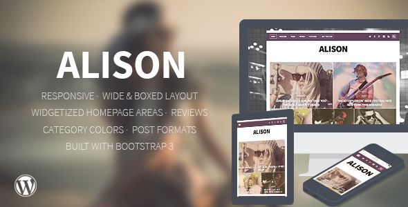 Alison by Inibot (viral WordPress theme)