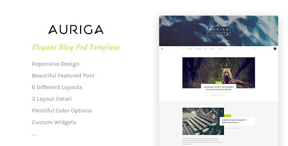 Auriga by AZ-Theme (video blog WordPress theme)