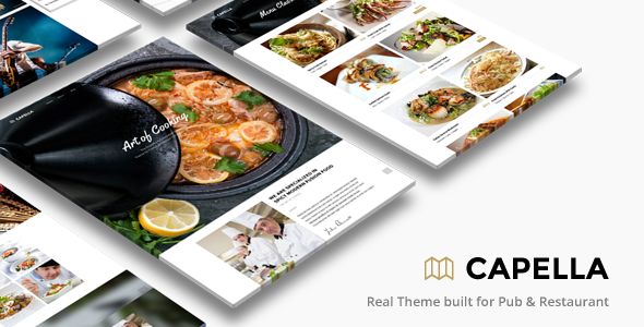 Capella Parallax Cafe And Restaurant Theme by ThemeGoods (WordPress theme)