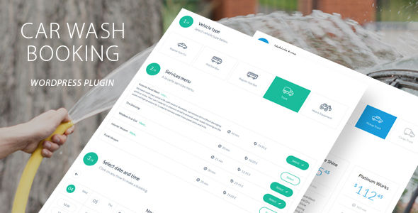 Car Wash Booking System For WordPress by QuanticaLabs (pricing table plugin)