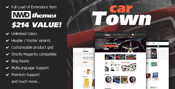 Cartown Premium Responsive Magento Theme by Nwdthemes (Magento theme)