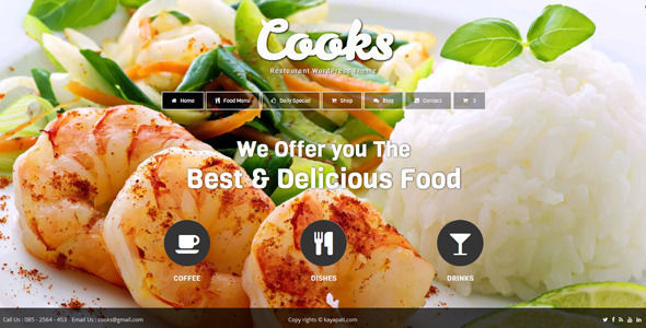 Cooks by Kayapati (WordPress theme)