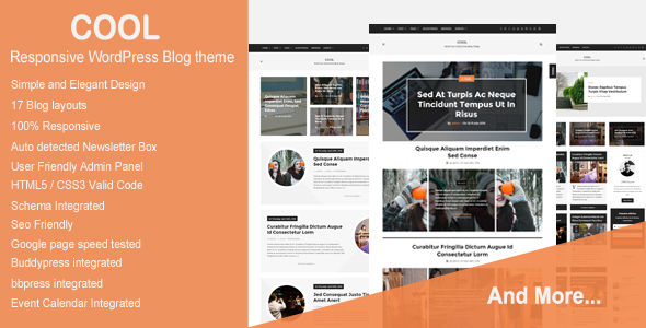 Cool by Userthemes01 (video blog WordPress theme)