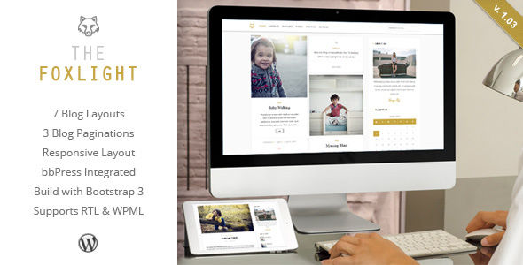 Foxlight by ZERGE (video blog WordPress theme)