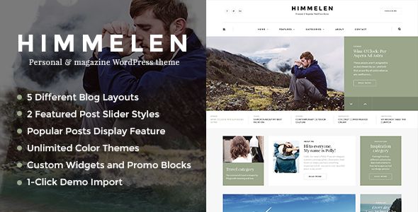 Himmelen by Dedalx (video blog WordPress theme)