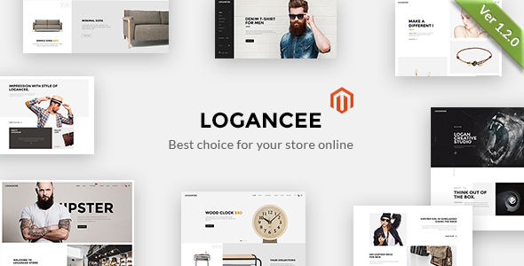 Logancee by Typostores (Magento theme)