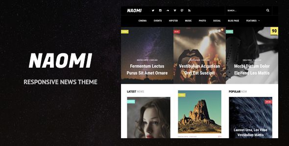 Naomi by Inibot (viral WordPress theme)