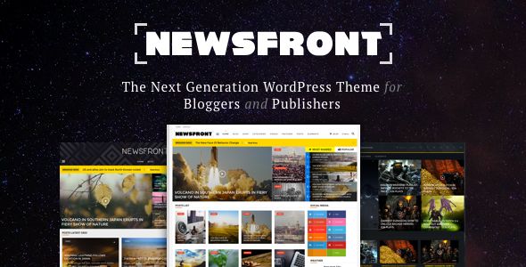 NewsFront by FranklinM2 (video blog WordPress theme)