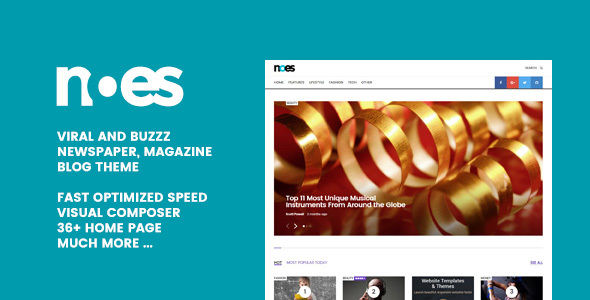 Noes by Geniuspro (viral WordPress theme)